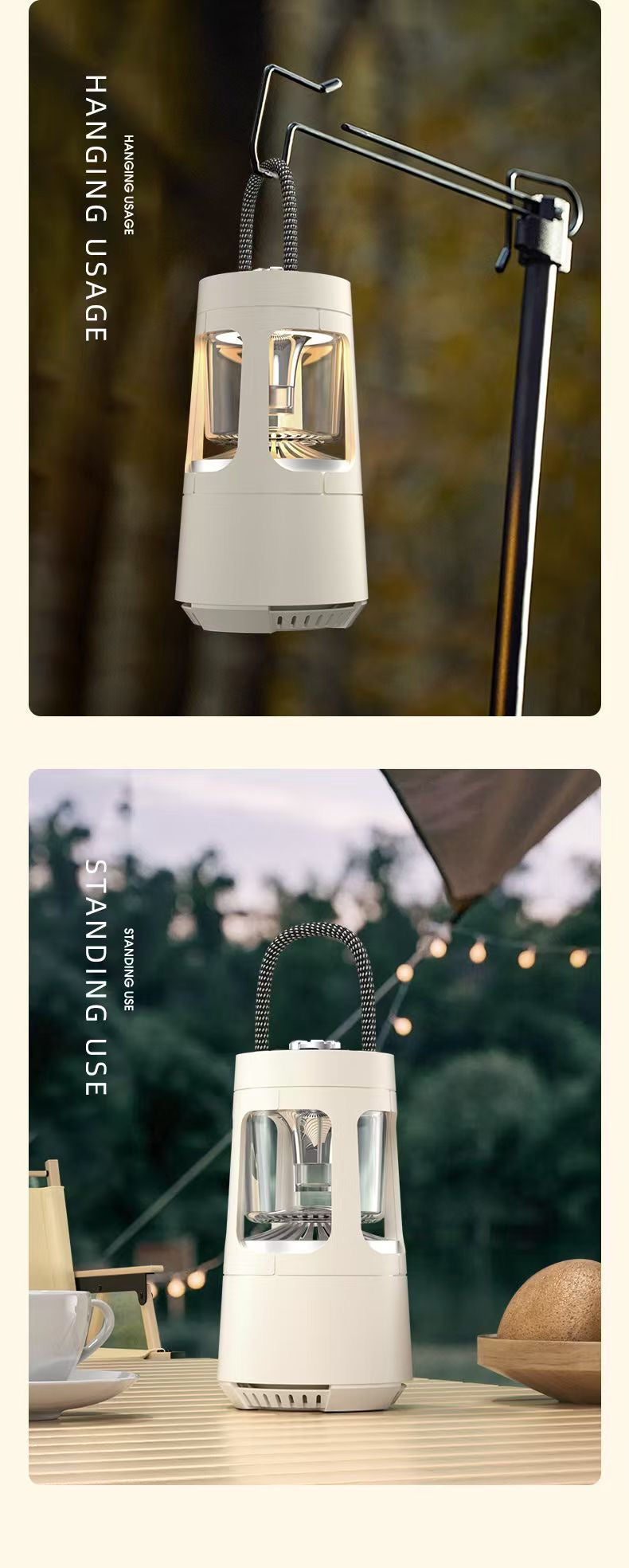Camping light Bluetooth Lautsprecher mit Licht, Schwarz, Black Speaker