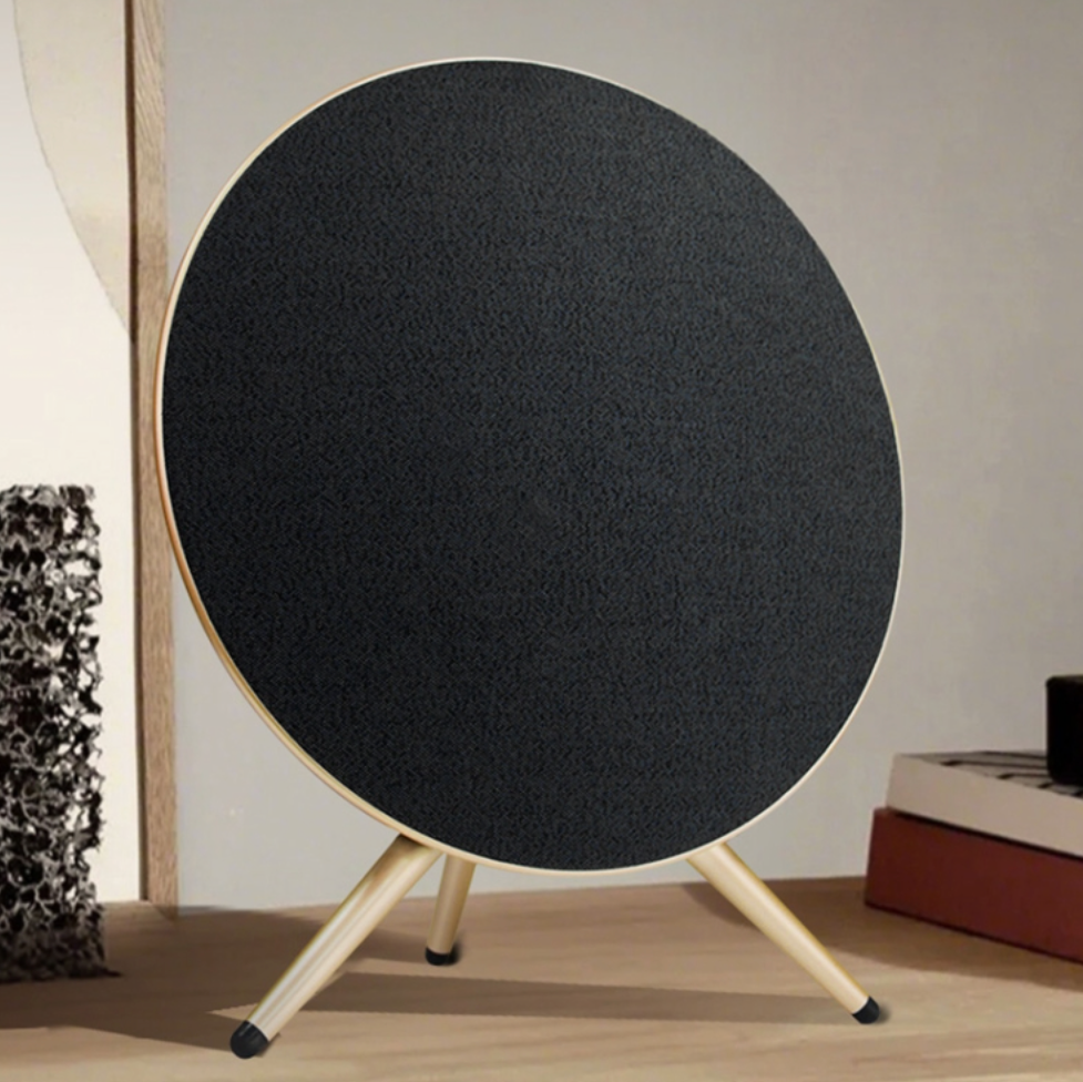 Bluetooth Lautsprecher LP18 Grau Tragbarer Subwoofer-Bluetooth-Lautsprecher mit Stativ