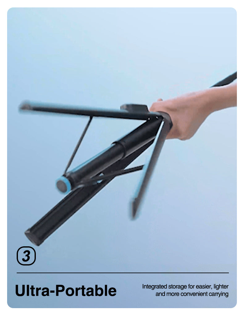 RTAKO RZP001 - AB226 170CM Selfie Stick Stativ, Ausziehbar All-in-1 Stativ Handy Einbeinstativ aus Aluminium mit Kabelloser Fernbedienung&10 Teleskopstange, Drehbar Handyhalter, Stative für iPhone/Android-Schwarz