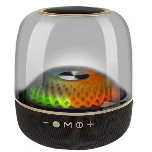 Bluetooth speaker LP90 Pro Black with LED light