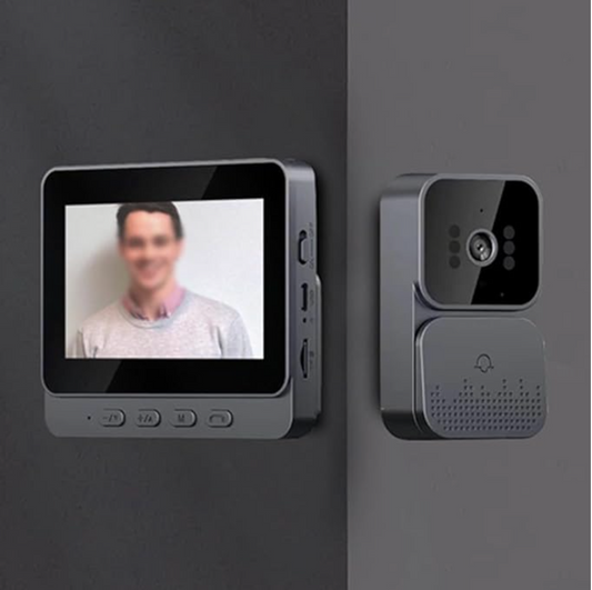 Türklingel-Kamera, kabellos, mit Monitor, Video Gegensprechanlage mit 11 cm (4,3 Zoll) großem Bildschirm, Telefon-Sicherheitskamera, Doorbell