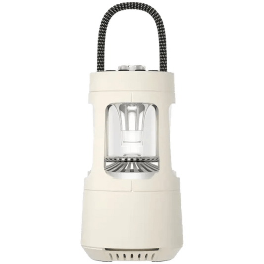 Camping Bluetooth speaker with light, white, White Speaker